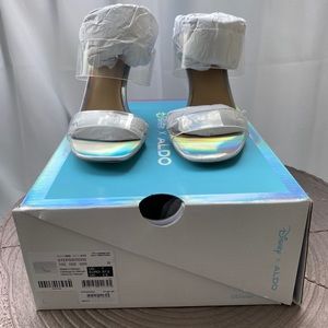Disney Aldo Step Sister Clear Shoes SZ 7